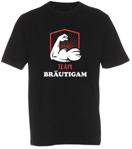 Team Bräutigam T-Shirt schwarz