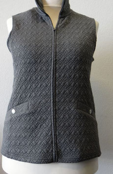 Damen Gilet anthrazit mit Taschen