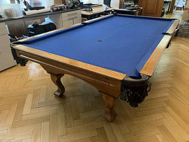 Poolbillard 9 Feet OIS-Schieferplatten Trotzdem Old School Massiv Holz -011020250