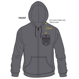 Epic Contrasting ZOODIE Charcoal Grey & Black (Wikiwiki)