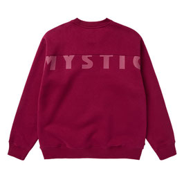 Mystic Profile Crew Sweat Berry