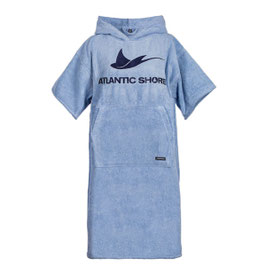 Atlantic Shore Basic Poncho Light Blue