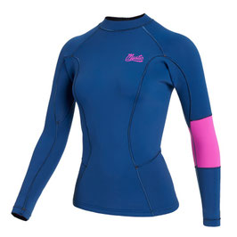 Mystic Lunar L/S Vest Neoprene 2mm Women Summer Blue