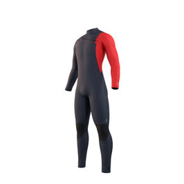 Mystic Marshall Fullsuit 5/3mm Fzip 2023 Navy Red