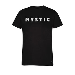 Mystic Brand Tee Women Big Logo Black