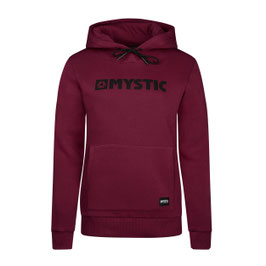 Mystic Brand Hoodie Sweat Burgundy in XS