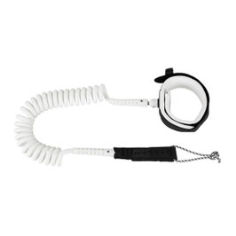 Mystic Coiled Board Leash White