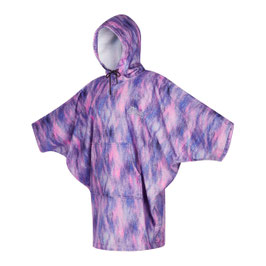 Mystic Poncho Women Black Purple