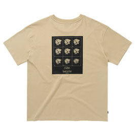 Mystic Pansy T-Shirt Pale Khaki