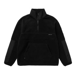 Mystic DTS Fleece Half Zip Sweat Black