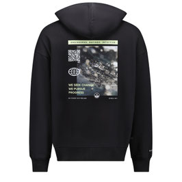 North Progress Hood Sweat Black