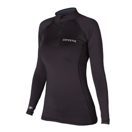 Mystic Diva L/S Rashvest Women Black in M