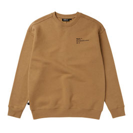 Mystic Trademark Crew Sweat Slate Brown