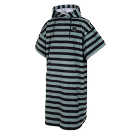 Mystic Poncho Velour AOP Grey Blue