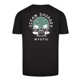 Mystic Sundowner T-Shirt Black in M