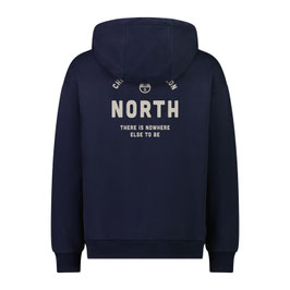 North Explorer Hood Sweat Navy in S