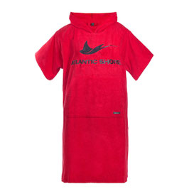 Atlantic Shore Basic Poncho Red