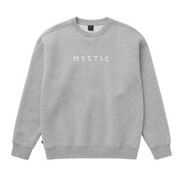 Mystic Brand Crew Sweater Light Grey