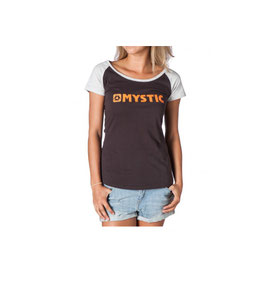 Mystic M- Strip Tee Women Phantom Grey in L