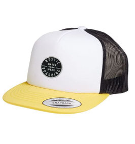 Mystic Boarding Flat Cap White