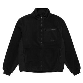 Mystic DTS Teddy Zip Thru Sweat 2024 Black