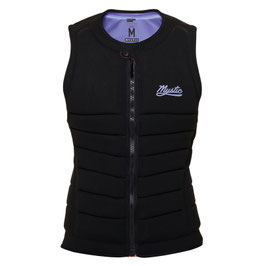 Mystic Juice Impact Vest Fzip Wake Women Black Purple in XS