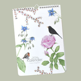 Kalender 2026 Pflanzen/Tiere Din A4