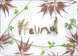 1 Postkarte Freund GRAToIS