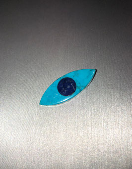 Turquoise Oeil Lapis Lazuli