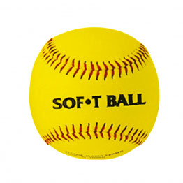 PALLA IN PELLE SINTETICA DA SOFTBALL 12" - RIF L5551