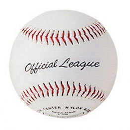 PALLA IN PELLE SINTETICA DA BASEBALL 9" - RIF L5560