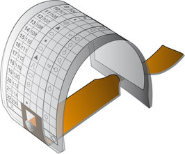PORTA DESCRIZIONE BASE, IDEALE PER ALUNNI - RIF L200