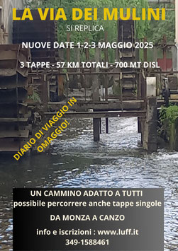 10-11-12 MAGGIO 2025       ---                              "VIA DEI MULINI"