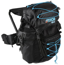 ZAINO OL TECH NERO/AZZURRO-BLU 40 LITRI CON SGABELLO - RIF L303