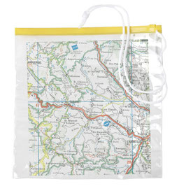 PORTA MAPPA IMPERMEABILE CON CORDINO PER COLLO - RIF L555