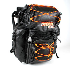 ZAINO OL TECH NERO/ARANCIO 40 LITRI CON SGABELLO - RIF L301