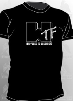 WTF - happened to the Music / T-SHIRT