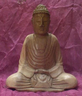 Buda en madera 22 cm.