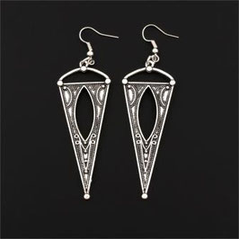 Pendientes tribal triángulo