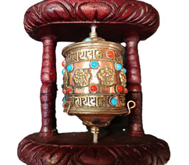 Rueda de oración de mesa grande