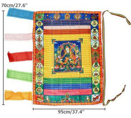 Bandera budista tibetana. Padmasambhava