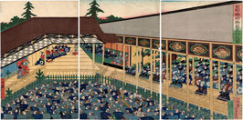 芳宗　室町御所御能興行之図