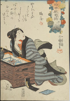 国芳　時世粧菊揃　つじうらをきく