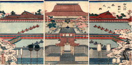 貞秀　右大将頼朝公参内之図