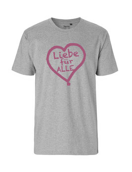 «Liebe für Alle» Shirt pink - "Vorne Druff"