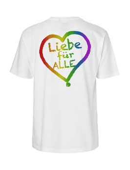 «Liebe für Alle» Shirt Regenbogen - "Doppelt Beherzt"