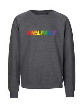 «Vielfalt» Sweater Regenbogen - "Vorne Druff"