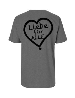 «Liebe für Alle» Shirt schwarz - "Doppelt Beherzt"