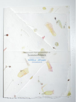 Briefpapier Sommerblüten