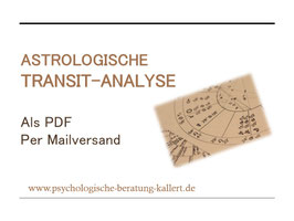 Schriftliche Transitedeutung